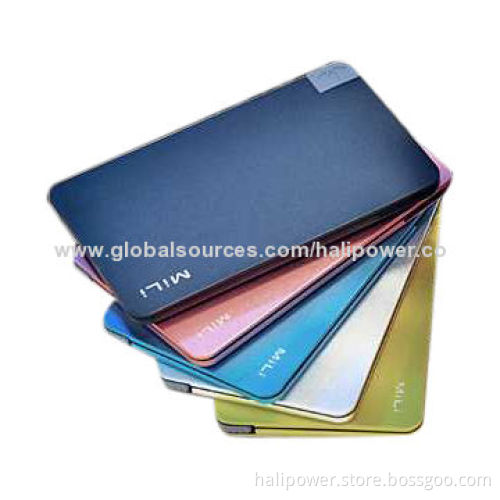 Lithium Polymer Power Bank, 10,000mAh with Dual Outputs 5V/1A, 5V/2.4A